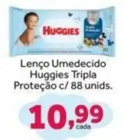 Shibata Supermercados Lenço Umedecido Huggies Tripla Proteção oferta