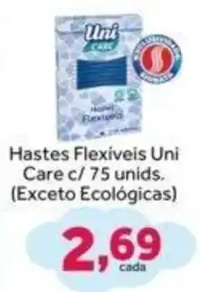 Shibata Supermercados Hastes flexiveis uni care oferta