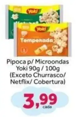 Shibata Supermercados Pipoca p/ Microondas Yoki oferta