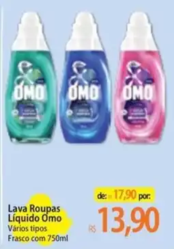 Atacadão Lava Roupas Líquido Omo Vários tipos oferta