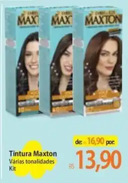 Atacadão Tintura Maxton Várias tonalidades Kit oferta