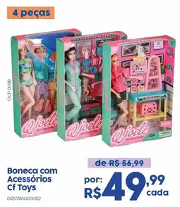 Casa Freitas Boneca com Acessórios oferta