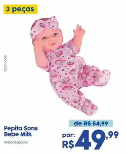 Casa Freitas Pepita Sons Bebe Milk oferta