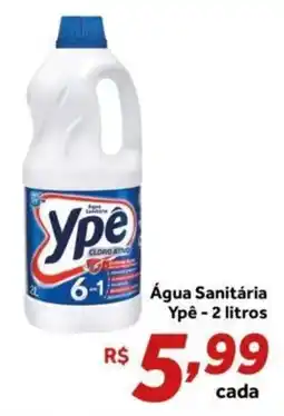Shibata Supermercados Água Sanitária Ypê oferta