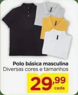Carrefour Polo básica masculina oferta