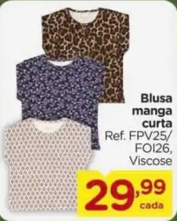 Carrefour Blusa manga curta oferta