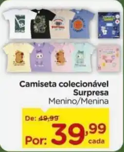 Carrefour Camiseta colecionável surpresa oferta