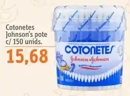 Sonda Cotonetes johnson's pote oferta