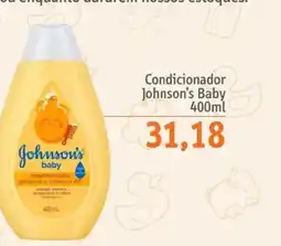 Sonda Condicionador johnson's baby oferta