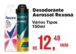 Supermercados Mateus Desodorante Aerossol Rexona Vários Tipos oferta