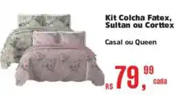 Supermercados Mateus Kit Colcha Fatex, Sultan ou Corttex oferta