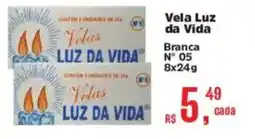 Supermercados Mateus Vela luz da vida oferta