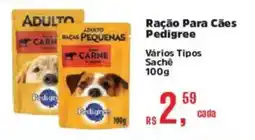 Supermercados Mateus Ração para cães pedigree oferta