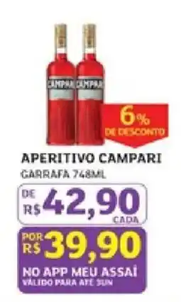 Assaí Atacadista Aperitivo campari oferta
