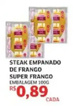 Assaí Atacadista Steak empanado de frango super frango oferta