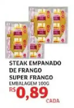 Assaí Atacadista steak empanado de frango super frango oferta