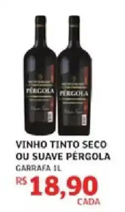 Assaí Atacadista vinho tinto seco ou suave pérgola oferta