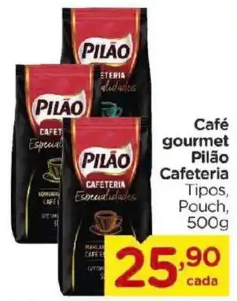 Café gourmet Pilão Cafeteria Tipos