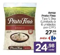 Carrefour Bairro Arroz prato fino tipo 1 oferta