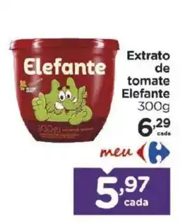 Carrefour Bairro Extrato de tomate Elefante oferta