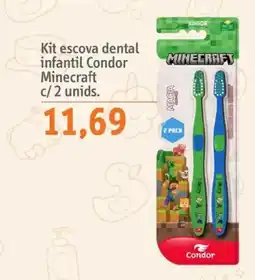 Sonda Kit escova dental infantil Condor Minecraft oferta