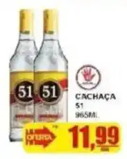 Supermercado Estrela Azul Cachaça 51 oferta