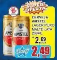 Supermercado Estrela Azul Cerveja amstel lager puro malte lata oferta
