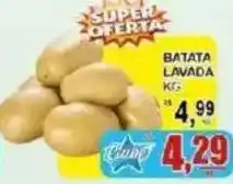 Supermercado Estrela Azul batata lavada oferta