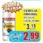 Supermercado Estrela Azul Cerveja original pilsen lata 250ml oferta