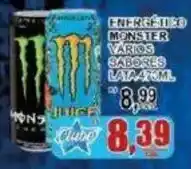 Supermercado Estrela Azul Monster energético vários sabores oferta