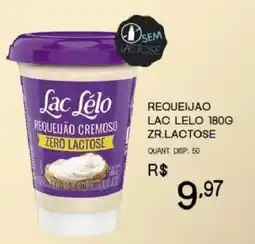 Bistek Supermercados Requeijão cremoso zero lactose oferta