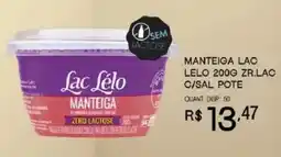 Bistek Supermercados Manteiga lac lelo zero lactose oferta