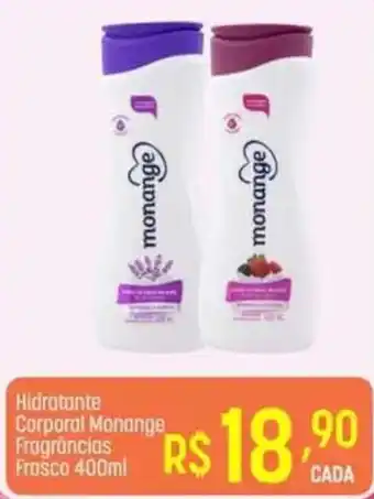 Hidratante corporal monange fragrâncias