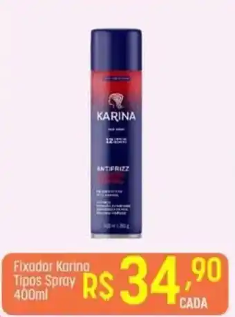 Fixador Karina Tipos Spray