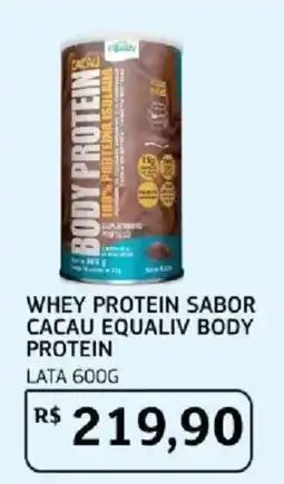 Assaí Atacadista Whey protein sabor cacao equaliv body protein oferta