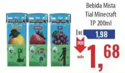 Supermercados BH Bebida Mista Tial Minecraft oferta