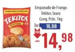 Supermercados BH Empanado de Frango Tekitos Seara oferta
