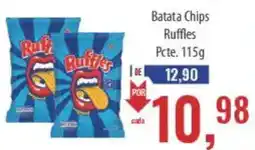 Supermercados BH Batata Chips Ruffles oferta