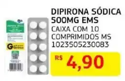 Assaí Atacadista Dipirona sódica 500mg ems oferta