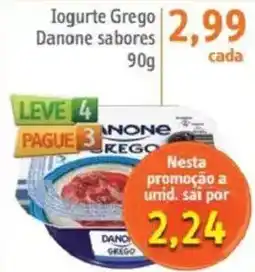 Sonda Iogurte grego danone sabores oferta