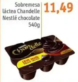 Sonda Sobremesa láctea chandelle nestlé chocolate oferta