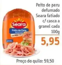 Sonda Peito de peru defumado seara fatiado oferta