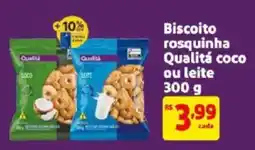 Mercado Extra Biscoito rosquinha Qualitá coco ou leite oferta