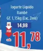 Supermercados BH Iogurte Líquido Itambé oferta