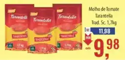 Supermercados BH Molho de Tomate Tarantella oferta