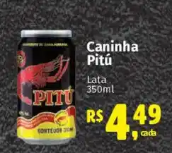 Supermercados Mateus Caninha Pitú oferta