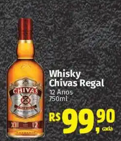 Supermercados Mateus Whisky Chivas Regal 12 Anos oferta
