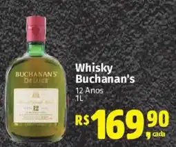 Supermercados Mateus Whisky Buchanan's 12 Anos oferta
