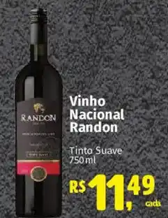 Supermercados Mateus Vinho Nacional Randon oferta