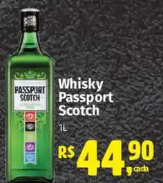 Supermercados Mateus Whisky Passport Scotch oferta